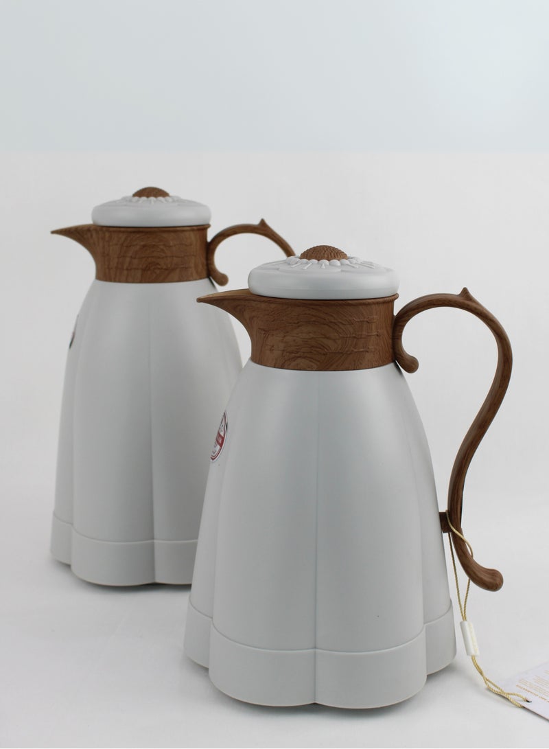 Red Home Vacuum Flask Set 2 Pieces 600ml, SV3202J  - Image 1