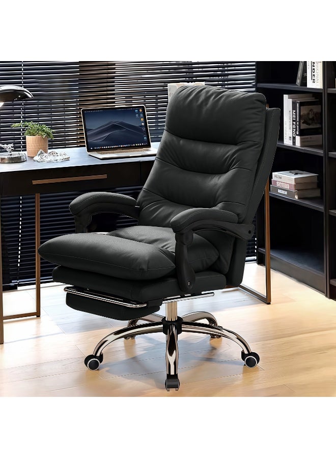 Generic Office Chair High Back Desk Chair Adjustable Height Executive Chair Comfortable Swivel Computer Chairs  - Image 1