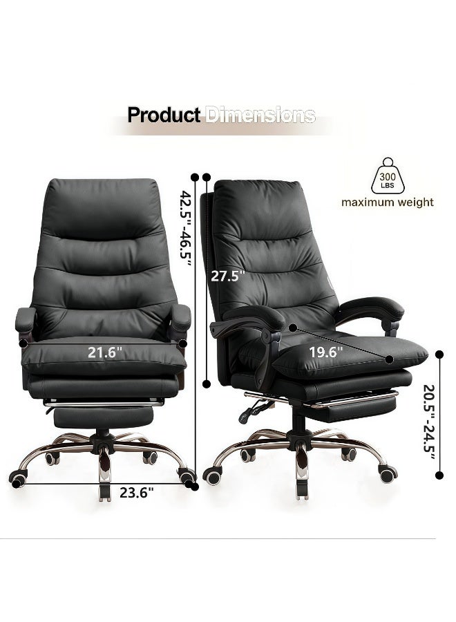 Generic Office Chair High Back Desk Chair Adjustable Height Executive Chair Comfortable Swivel Computer Chairs  - Image 2