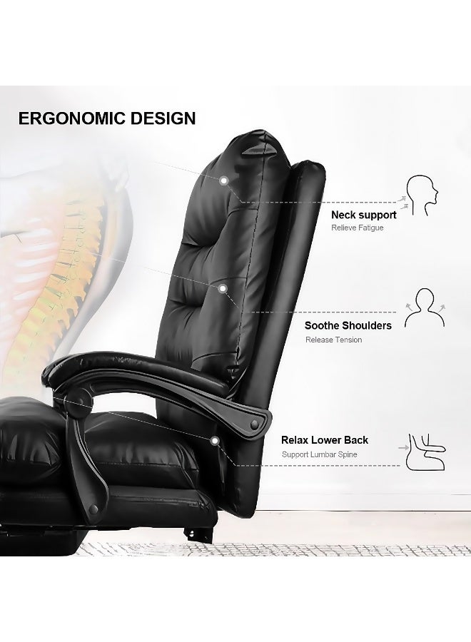 Generic Office Chair High Back Desk Chair Adjustable Height Executive Chair Comfortable Swivel Computer Chairs  - Image 4