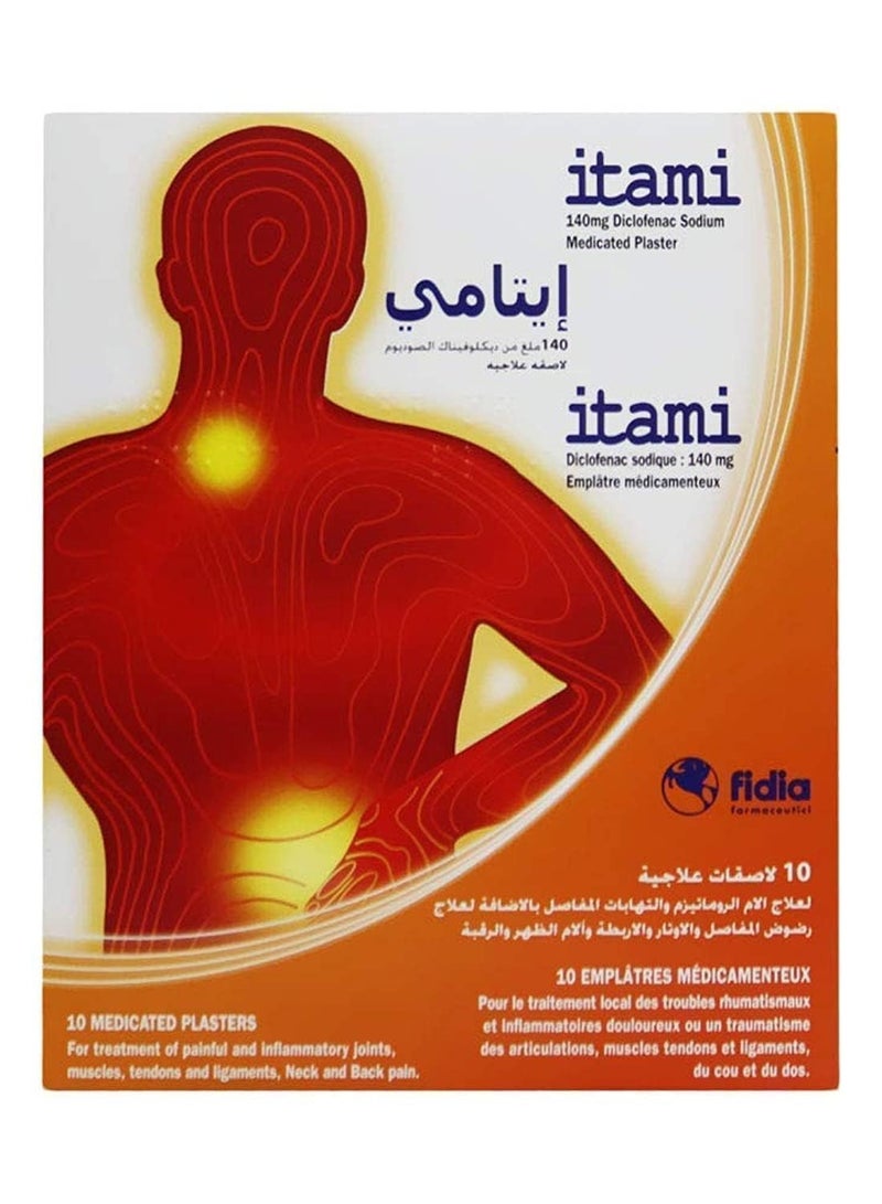 140 mg Medicated Plasters (10s)