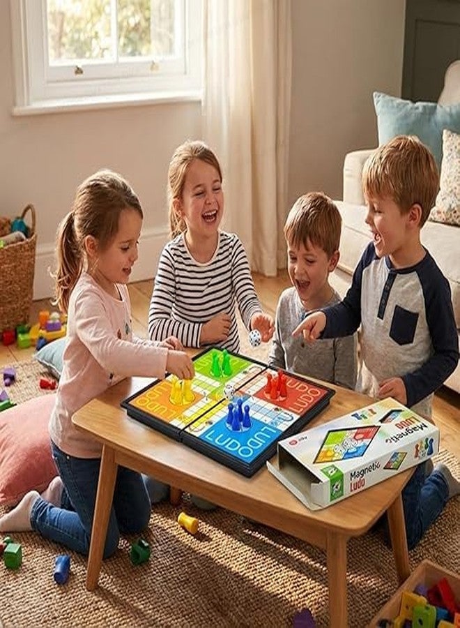 Fun4You Magnetic Ludo Board Game, Portable Folding Strategy Game with Magnetic Pawns and Dice, Travel-Friendly Family Game Night Essential for Ages 3+ - Image 5