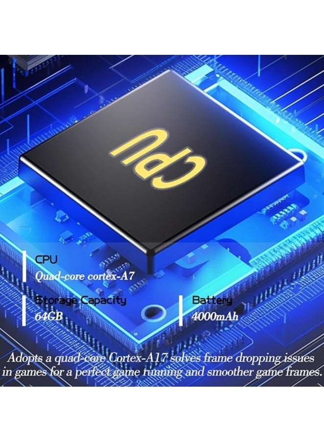 SJGAME R43 Pro Handheld Game Console – 4.3" IPS Screen Linux EmuELEC System Retro Game Player Cortex A17 CPU with 20000 Classic Games 64G TF Card