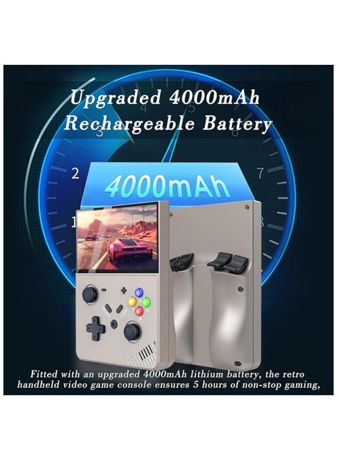 SJGAME R43 Pro Handheld Game Console – 4.3" IPS Screen Linux EmuELEC System Retro Game Player Cortex A17 CPU with 20000 Classic Games 64G TF Card