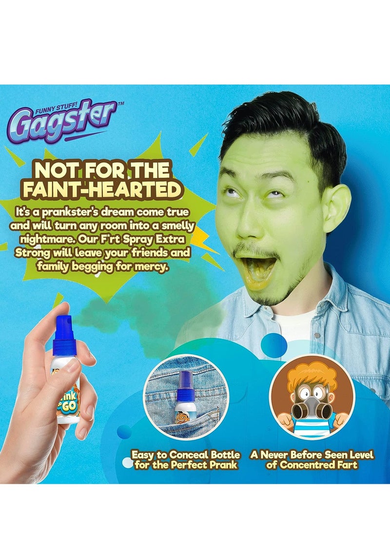 Gagster - Gagster stink spray to go extra strong liquid spray for hilarious gags and pranks non toxic potent poop smelling formula perfect for kids and adults easy to conceal in a bottle for prank lovers - Image 1