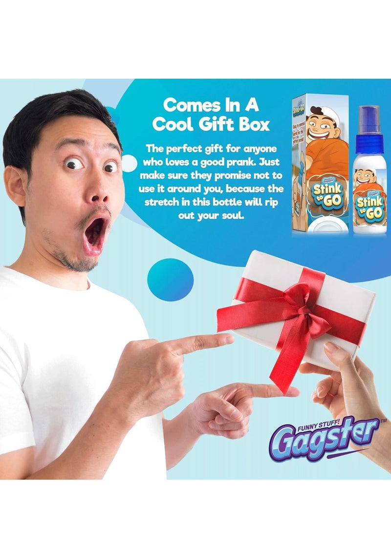 Gagster - Gagster stink spray to go extra strong liquid spray for hilarious gags and pranks non toxic potent poop smelling formula perfect for kids and adults easy to conceal in a bottle for prank lovers - Image 1