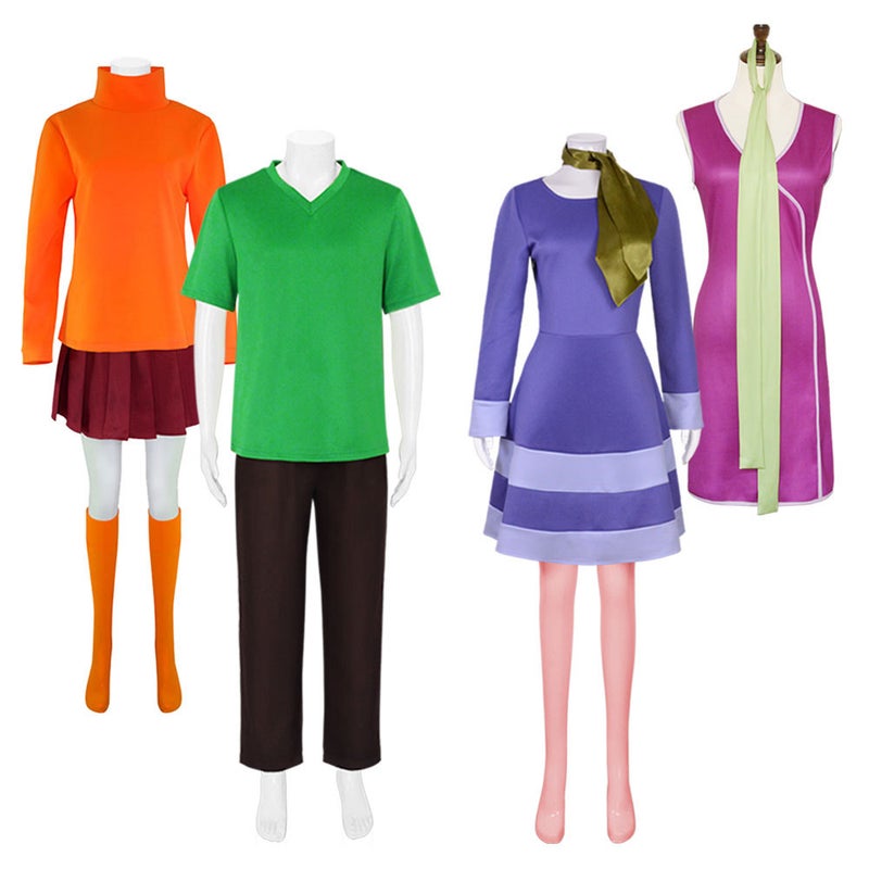 Loquat Scooby Doo Dog Velma Cos Suit Shaach Cosplay Daphne Cosplay Skirt - Image 2