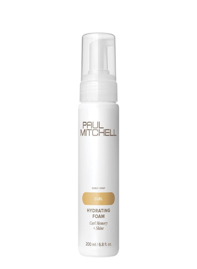 Paul Mitchell Hydrating Foam, Provides Curl Memory + Shine, For Curly + Coily Hair, 6.8 fl oz - Image 1