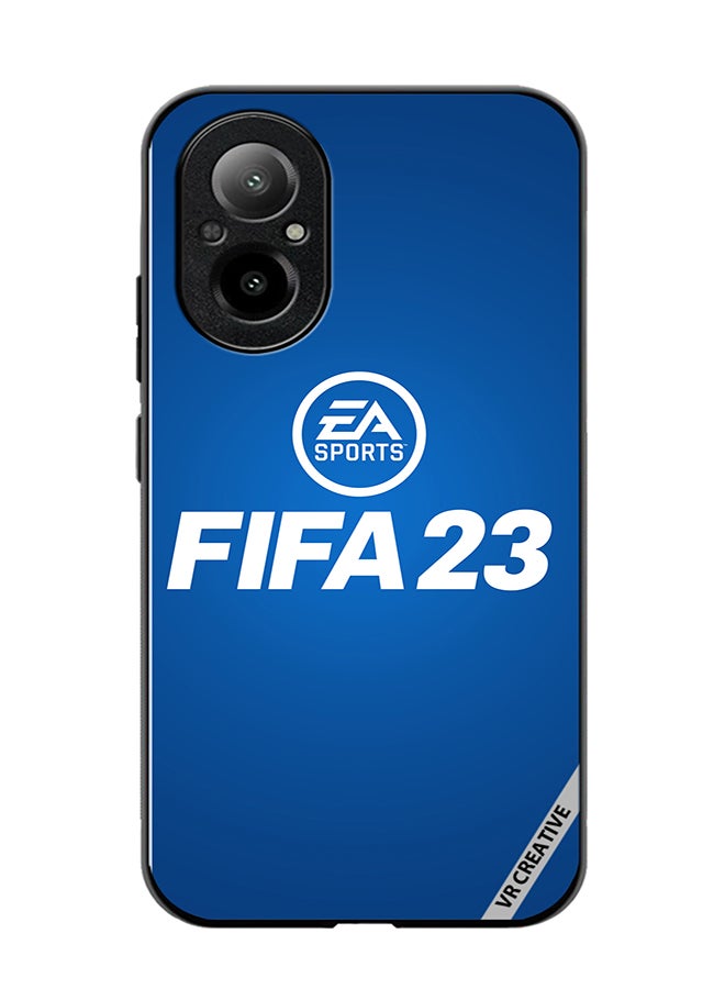 VR CREATIVE Protective Case Cover For Realme C67 4G Fifa 23 Blue Ea Design Multicolour - Image 1