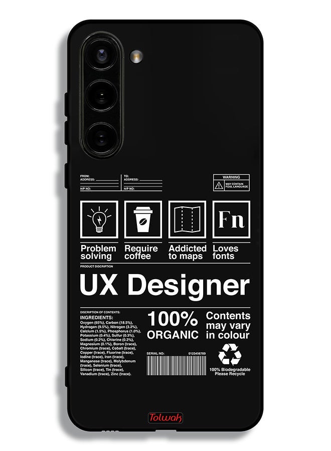 Tolwak Samsung Galaxy S23 5G Protective Case Cover Ux Designer Sticker - Image 3
