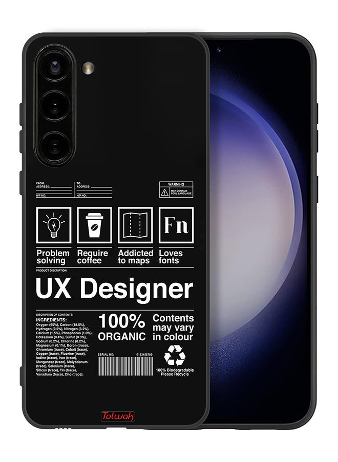 Tolwak Samsung Galaxy S23 5G Protective Case Cover Ux Designer Sticker - Image 2