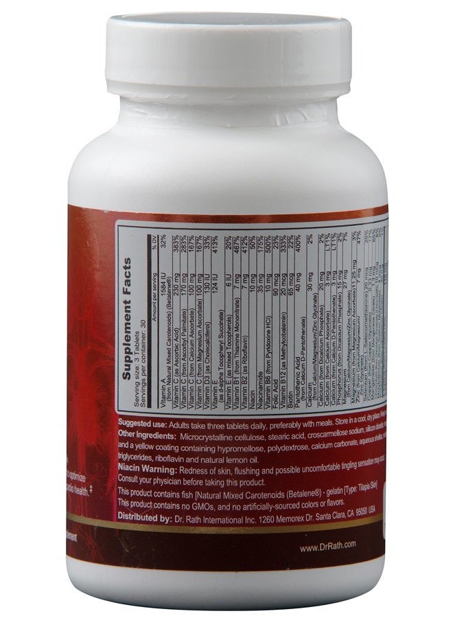 Dr. Rath Cardiovascular Health Tabs 90 - Image 3