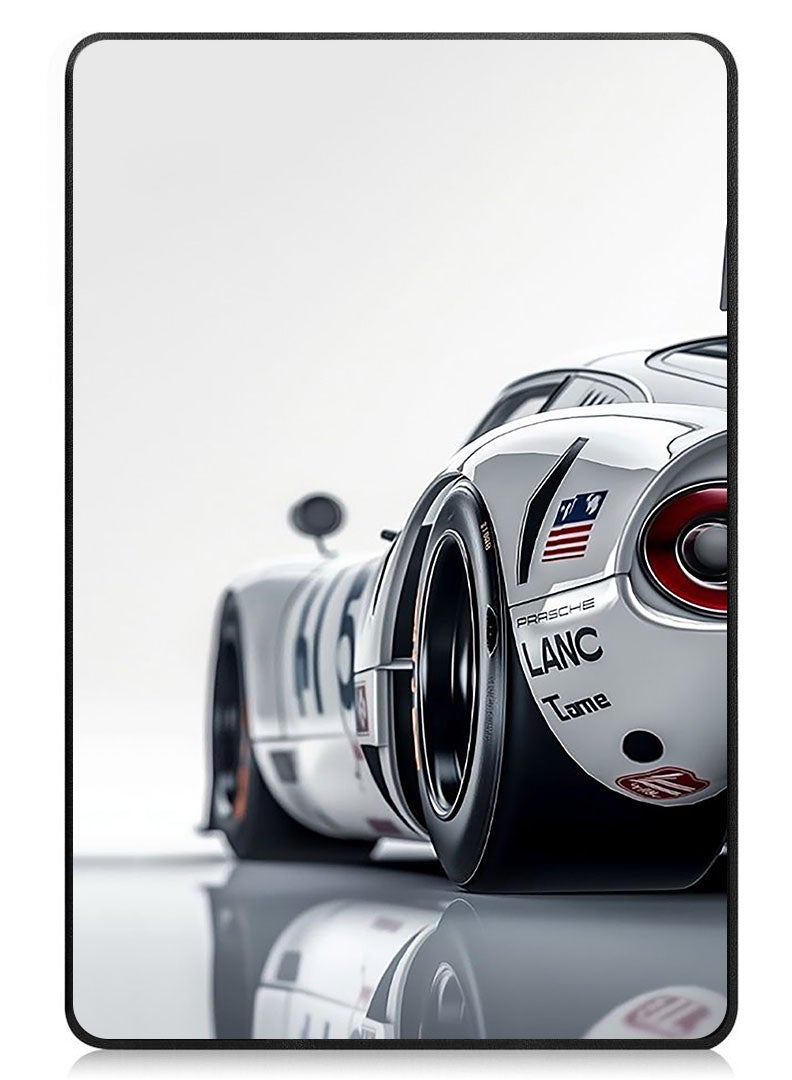 Theodor Protective Flip Case For Samsung Galaxy Tab S6 Lite 10.4 Inch 2024/2022/2020, With Trifold Stand Auto Wake Sleep Shockproof Cover Car (20) - Image 1