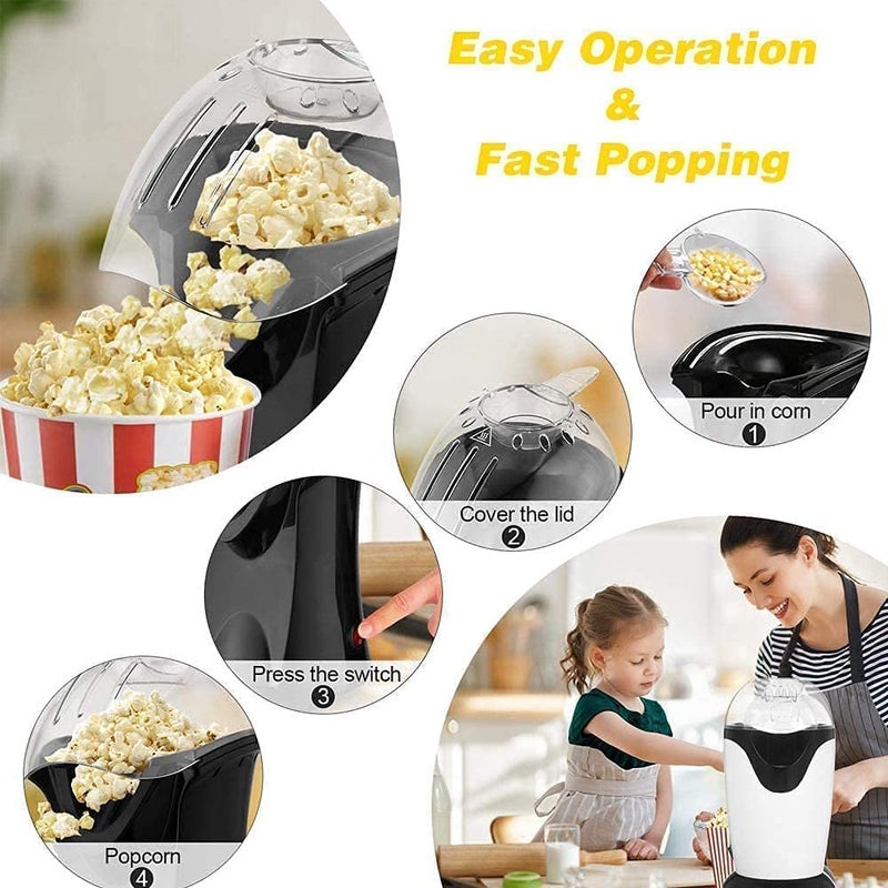 PATTAR Aluminum Popcorn Machine and Big Home Use Electric Big Popcorn Machine Popcorn Maker Making Machine Automatic Popcorn Machine Household Electric Instant Popcorn Maker Stylish Design - Image 4