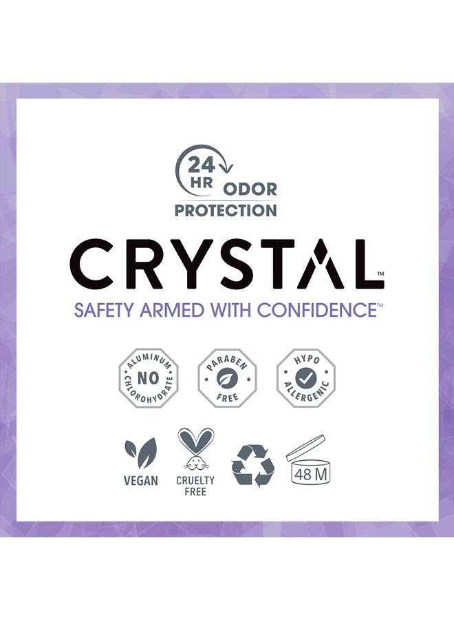 CRYSTAL ESSENCE كريستال™ مزيل العرق المعدني للسفر - مزيل عرق غير معطر مع حماية من الروائح لمدة 24 ساعة، غير ملون وغير لزج، خالي من كلوريد الألمنيوم والبارابين، 1.5 أونصة سائلة - (عبوة من 2) - Image 5