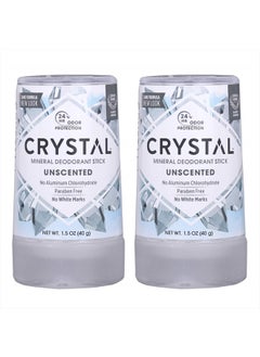 CRYSTAL™ Travel Stick Mineral Deodorant - Unscented Body Deodorant With 24-Hour Odor Protection, Non-Staining & Non-Sticky, Aluminum Chloride & Paraben Free, 1.5 FL OZ – (Pack of 2) - pzsku/Z71CDB35C210D7782EB95Z/45/_/1715503422/47798ac9-36bc-4b9b-bf09-f1a36caab441