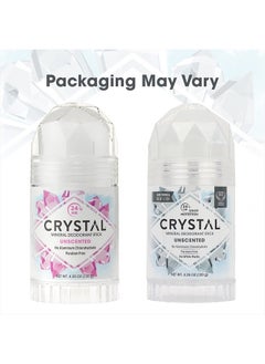 CRYSTAL™ Travel Stick Mineral Deodorant - Unscented Body Deodorant With 24-Hour Odor Protection, Non-Staining & Non-Sticky, Aluminum Chloride & Paraben Free, 1.5 FL OZ – (Pack of 2) - pzsku/Z71CDB35C210D7782EB95Z/45/_/1715503424/be58df8e-5473-4eaf-b9ab-07a6c4d4205b