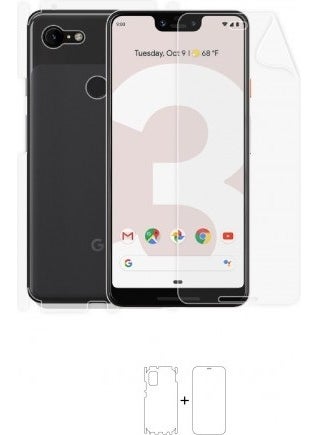 Wrapsol - Google Pixel 3xl Full Body Screen Protector Front Back Side Impact Absorbing Polyurethane Film - Image 1