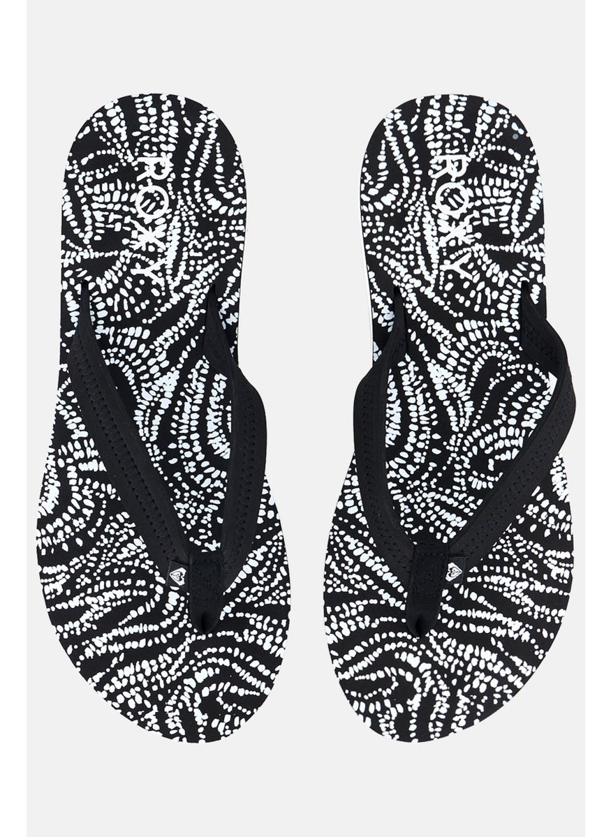 Women Brand Logo All Over Print Slip On Slippers, Black - pzsku/Z71CDDEFED4E8F30934CFZ/45/_/1737641986/b1483b2a-66a4-4b14-9c2b-53b4759275b3