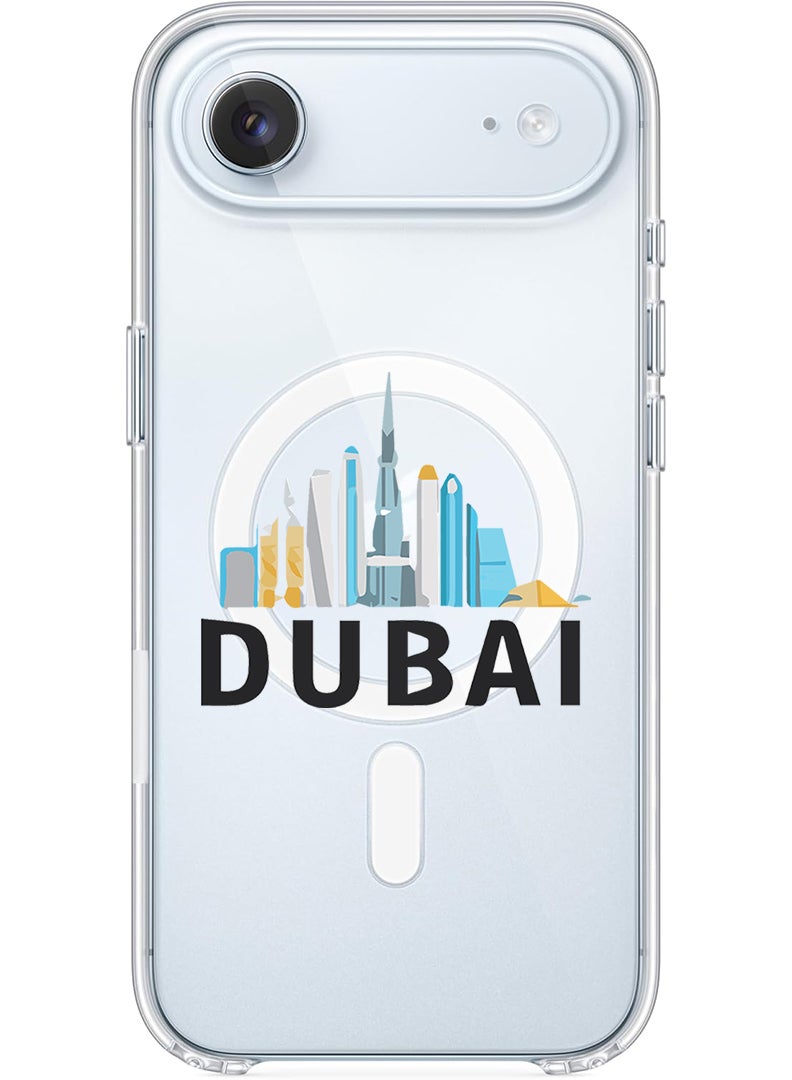 Theodor Magnetic Case for Apple iPhone 17 Air Compatible with MagSafe Wireless Charging, Shockproof Phone Bumper Cover - Dubai Black - Image 1