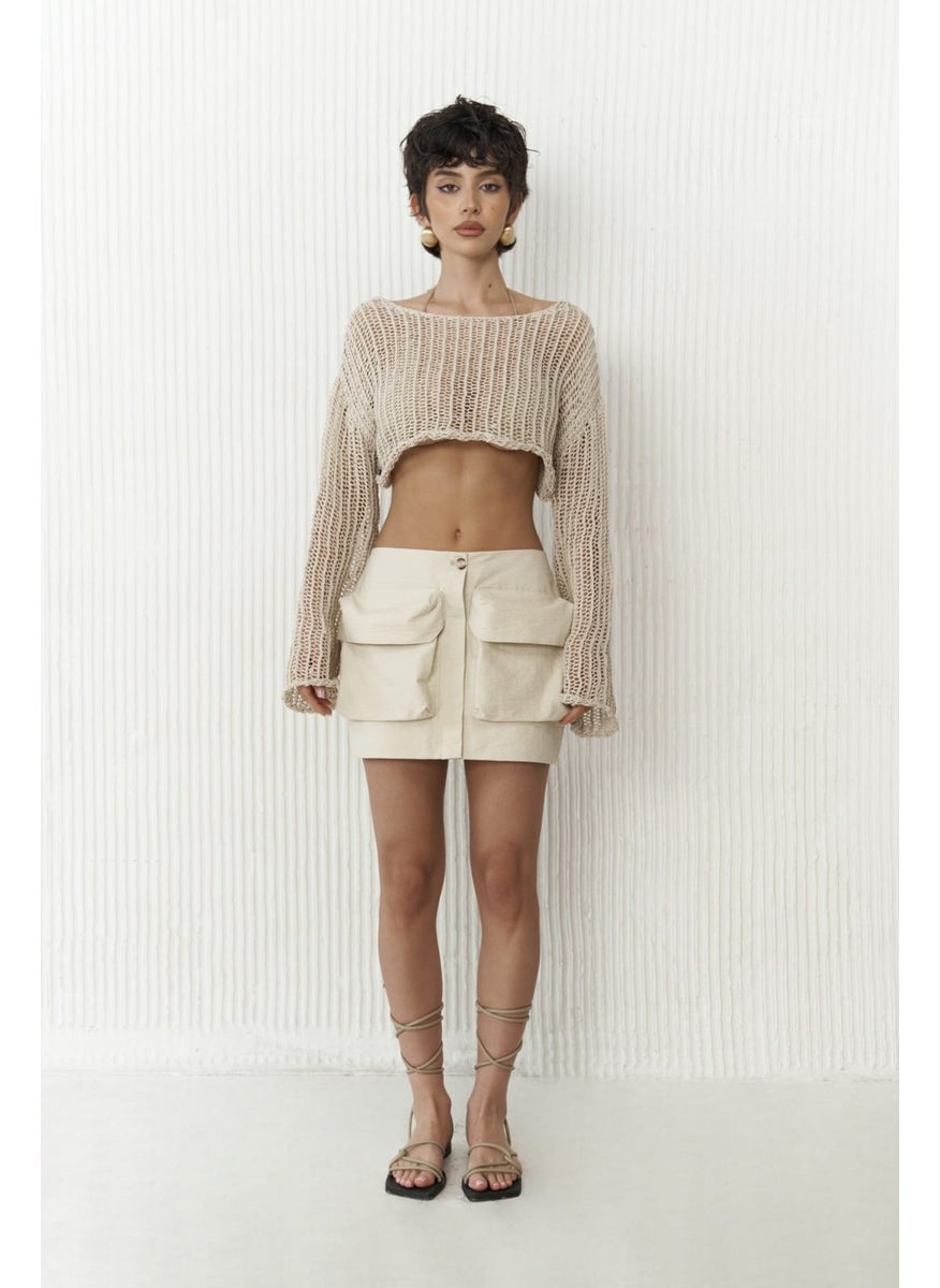 Collection Berry Beige Mini Skirt - pzsku/Z71CE096C8024E0CFC520Z/45/_/1741093504/667fc8bc-8a8e-4f89-9b7d-505f0b7afee8