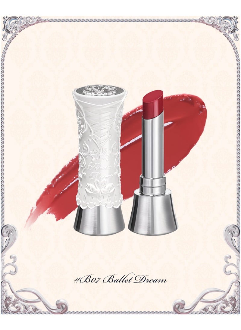 Flower Knows Swan Ballet Solid Lip Glaze Mirror Lipstick Processional Makeup Lip-gloss Moisturizing Korean Hydrating Lipstick (B07 Ballet Dream)  - Image 1