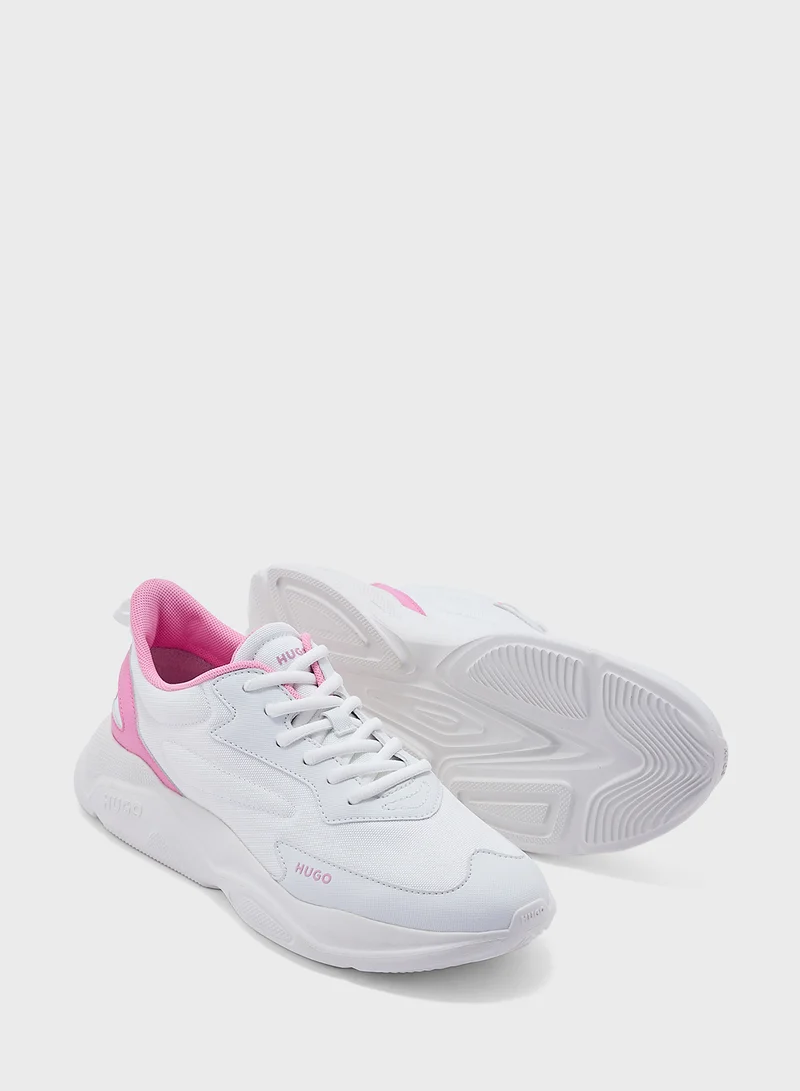HUGO Leon Plain Low Top Sneakers