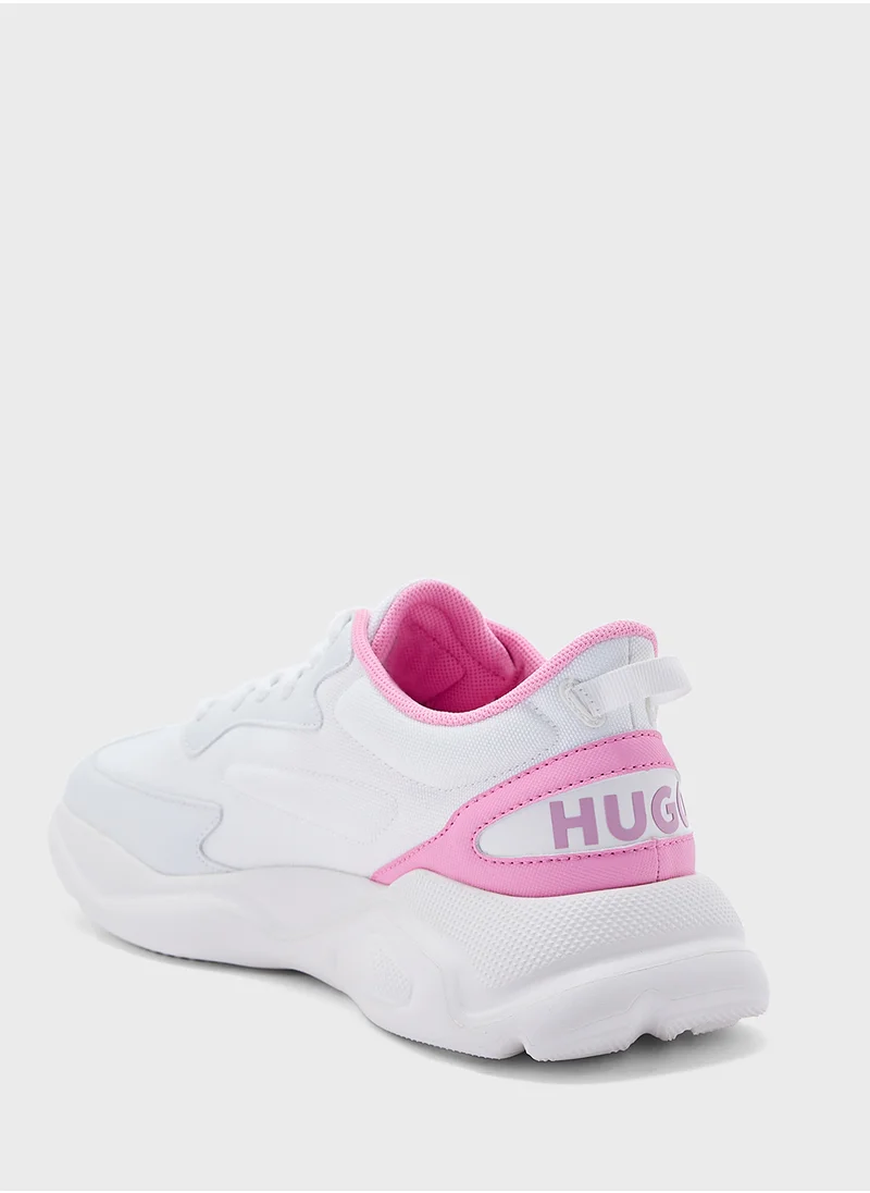 HUGO Leon Plain Low Top Sneakers