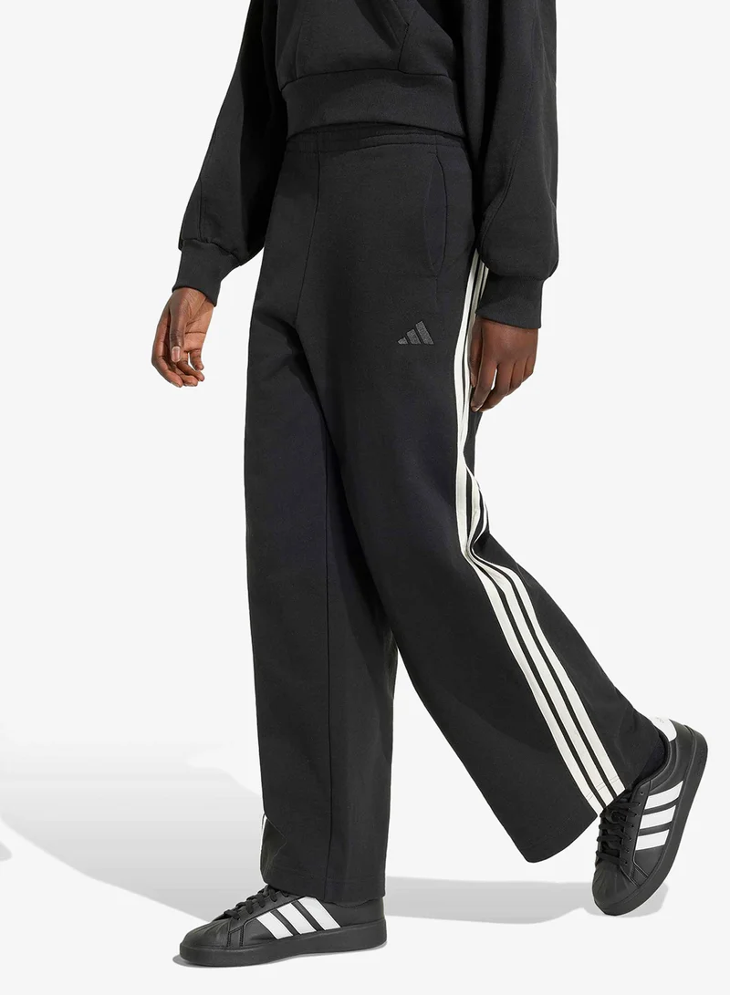 Adidas 3-Stripes Wide Sweatpants