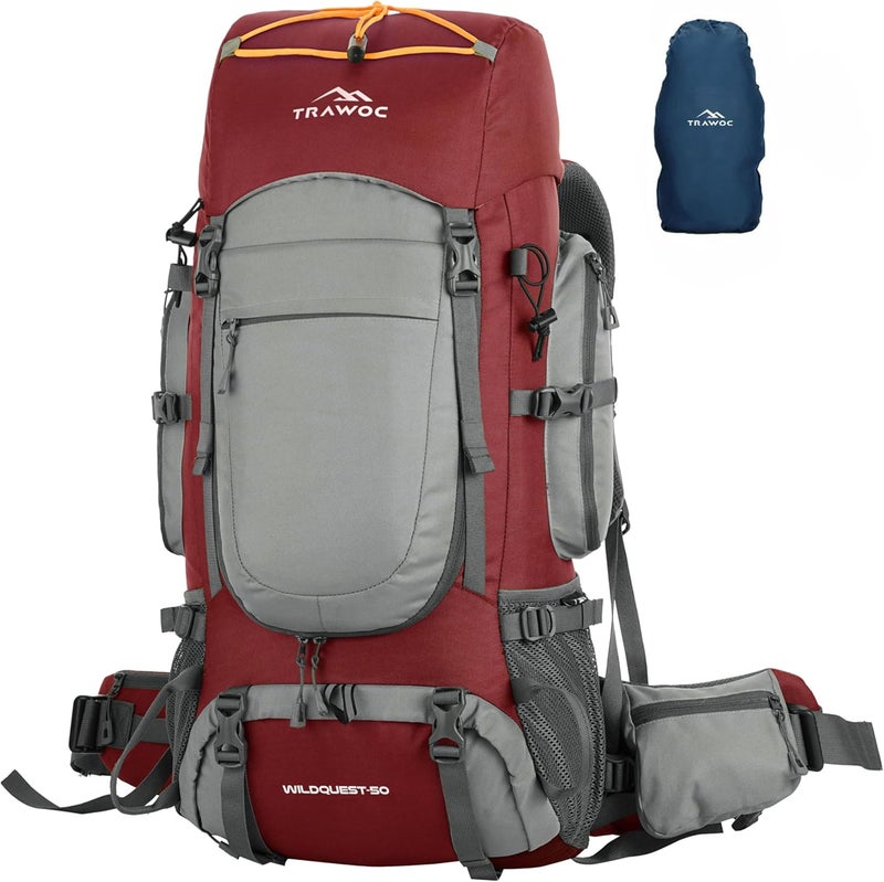 Trawoc حقيبة ظهر سفر TRAWOC WILDQUEST 50L - Image 1