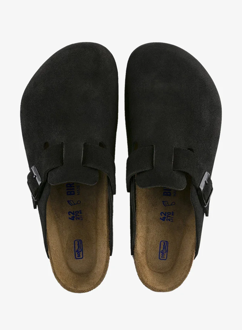 BIRKENSTOCK black Boston Sfb Regular Fit Clogs for Men | Best Price UAE
