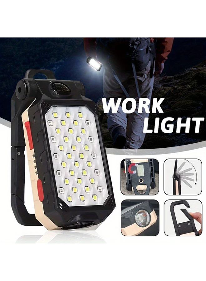 مصباح عمل LED قابل لإعادة الشحن عبر USB 1188 لومن مع ضوء تكتيكي مغناطيسي قابل لتعديل الزاوية - Image 1