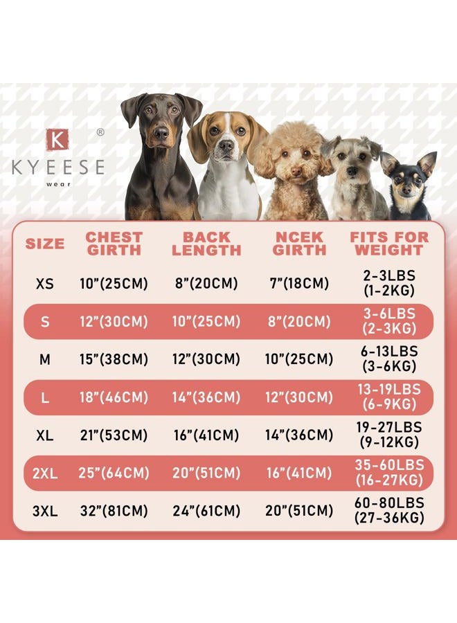KYEESE Dog Sweaters with Leash Hole for Small Dogs Turtleneck Dog Sweater Dress Polka Dot Knit Pullover Doggie Sweater Warm Pet Sweater - Image 2