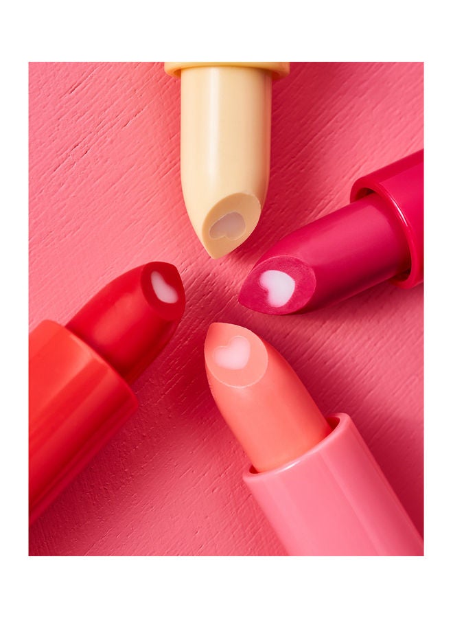 Essence Heart Core Lip Balm | 02 Sweet Strawberry | Nourishing Fruity Lip Balm with 10% Sweet Almond Oil | Smooth Texture | Natural Sheer Shine | Vegan & Paraben-Free | 3g Sweet Strawberry - Image 3