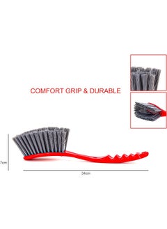 Liao LiAo Clothes Brush - D130026, Hand Broom Cleaning Cloth Dusting Brushes with Durable Bristles & Comfort Grip Handle, Dust Cleaner Multipurpose Use Kitchen Home Bedroom Sofa Handheld Brooms 34cm  - Image 3