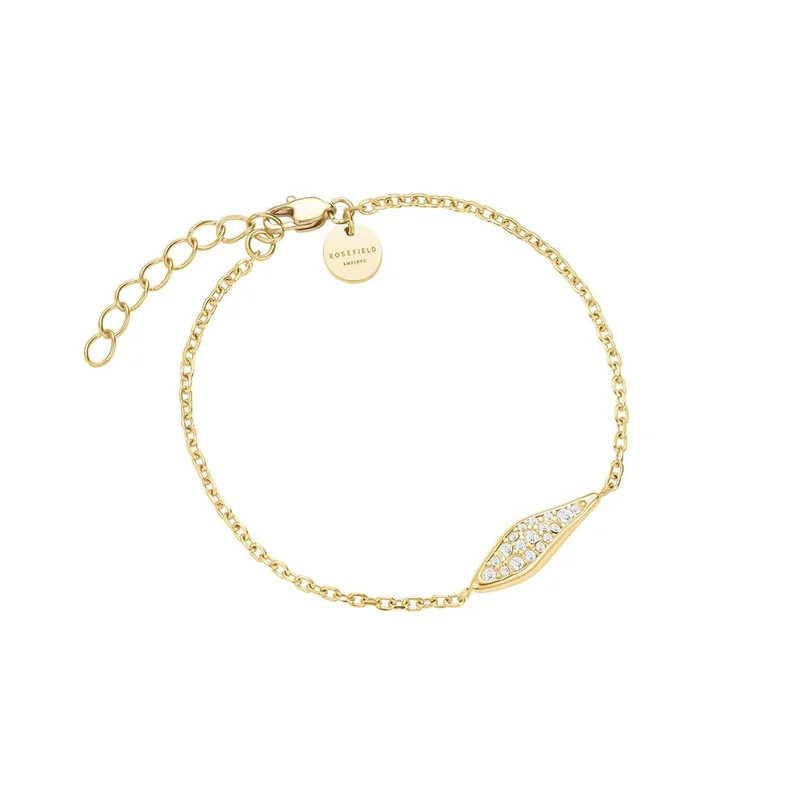 Rosefield  Rosefield Pave Gold Leaf + Lariat Set for Women | Best Price UAE