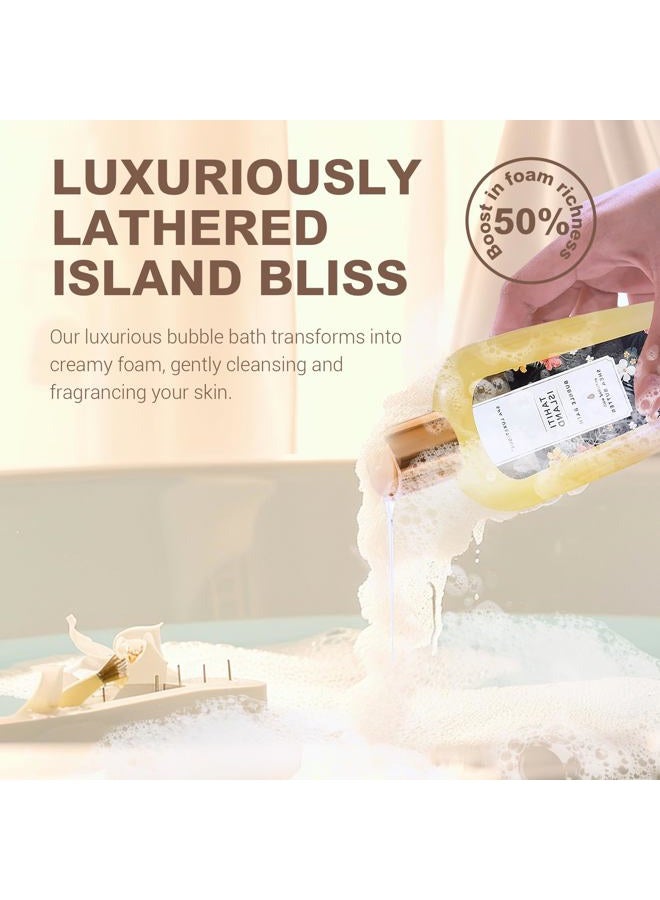 spa luxetique Spa Gifts Basket for Women, Spa Luxetique Tahiti Island Bath Gift Set, 15pcs Luxury Self Care Kit with Bath Bombs, Essential Oil, Hand Cream, Bath Salt, Tote Bag, Birthday Day Gifts - Image 3