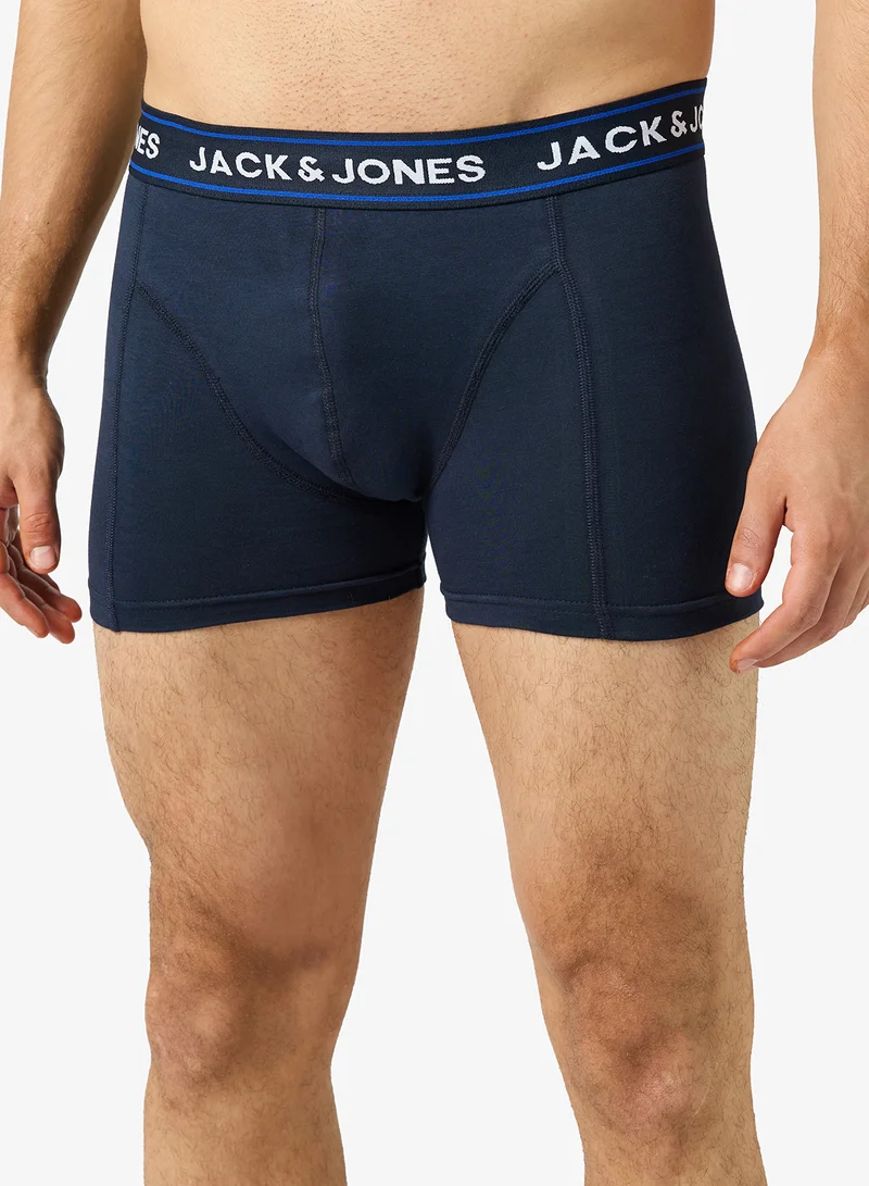 3-Pack solid trunks