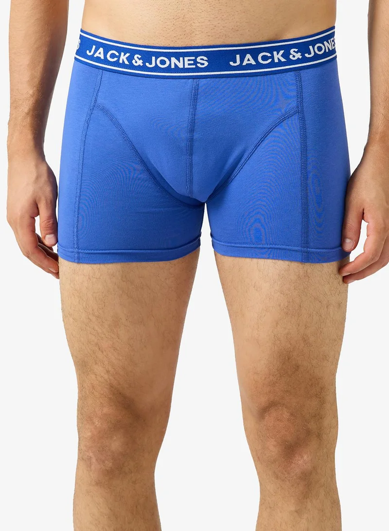 JACK & JONES  3-Pack solid trunks for Men | Best Price UAE