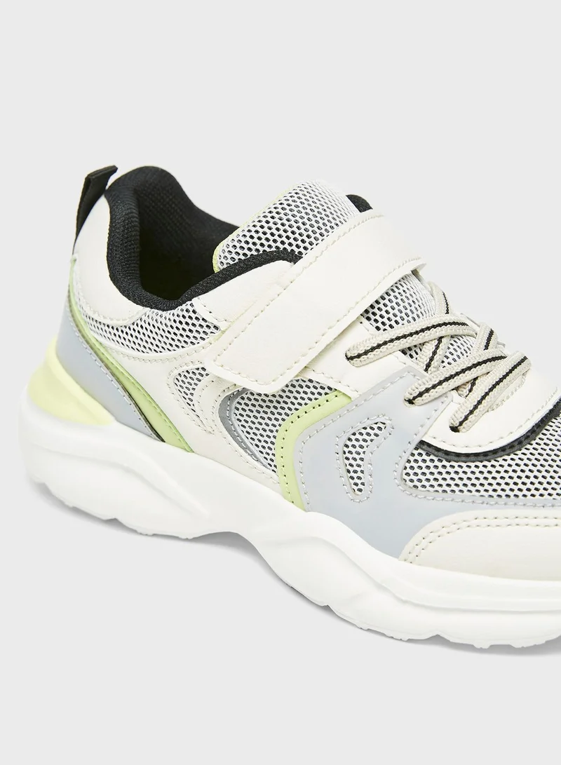 LBL by Shoexpress Kids Low Top Velcro Sneakers
