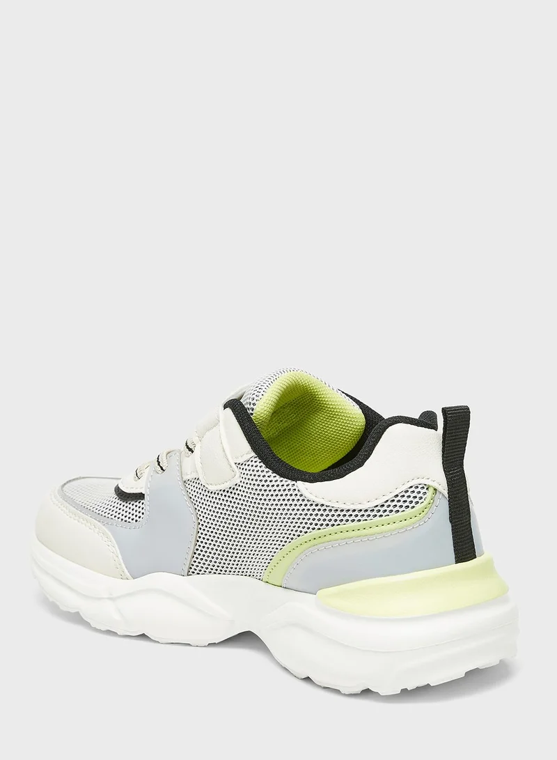 LBL by Shoexpress Kids Low Top Velcro Sneakers