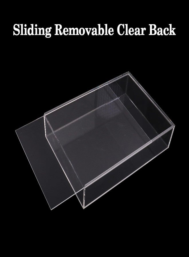 Klmnop Clear Acrylic Display Case for Bible, 4mm Thick Wall Mount Vertical & Horizontal Display Case, Book Organizer Box to Protect Collectible Books, Family Old Bible, DVD, 10.63 x 7.48 x 2.36 inch - Image 5
