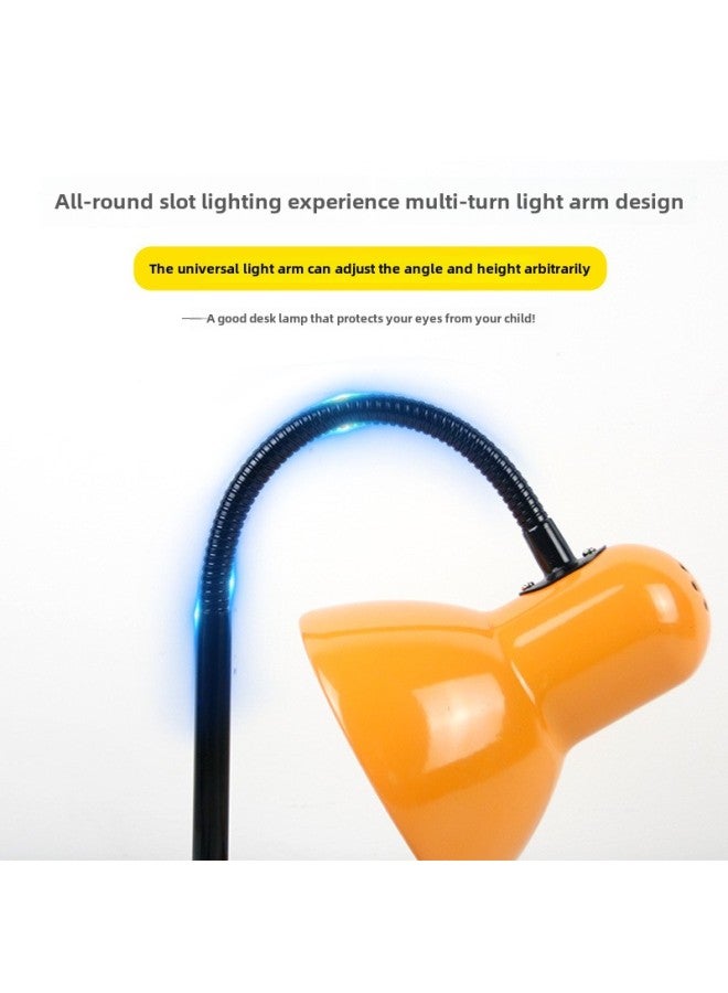Generic LED Learning Simple Table Lamp For Students Reading And Writing Bedside Desktop Plug-in Night Feeding Nail Art Tattoo Lamp-Color:Blue - Bedside Lamp For Mobile Phones (5 Watt White Light)  - Image 3