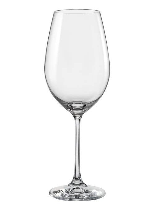 smart serve Bohemia Crystal Bar RedWhite Wine Glass Set 350ml Transparent Set of 4 CrystalClearerLighter for Wine Tasting Gift Packaging for Valentines Day Anniversary Birthday Gifts  - Image 3