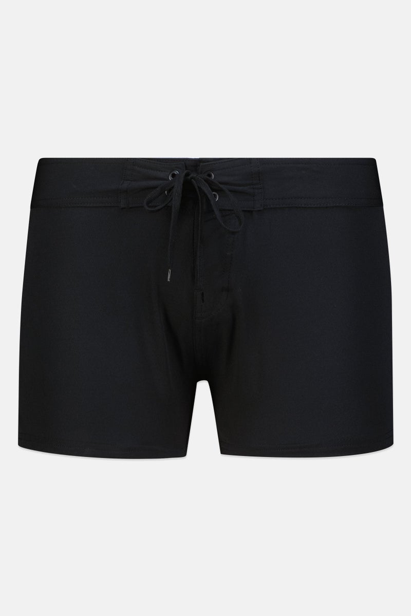 Burnside Women Solid Swim Shorts, Black - Image 2