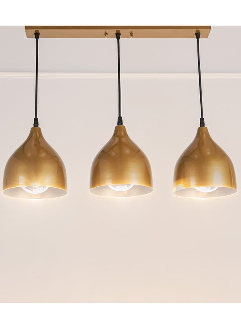 Naomi Line Chandelier - Gold