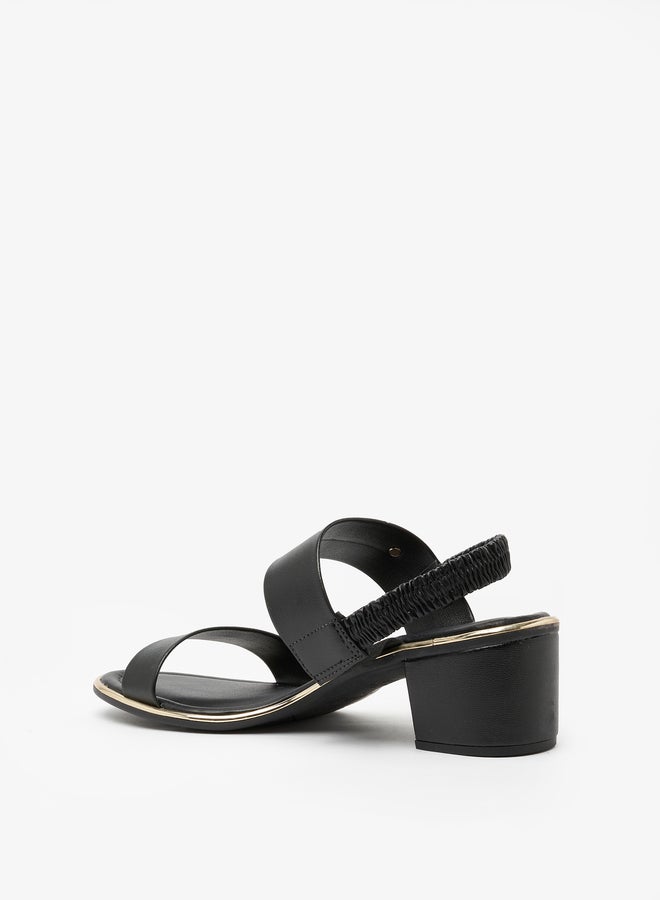 Beira Rio Embellished Block Heel Sandals - Image 2