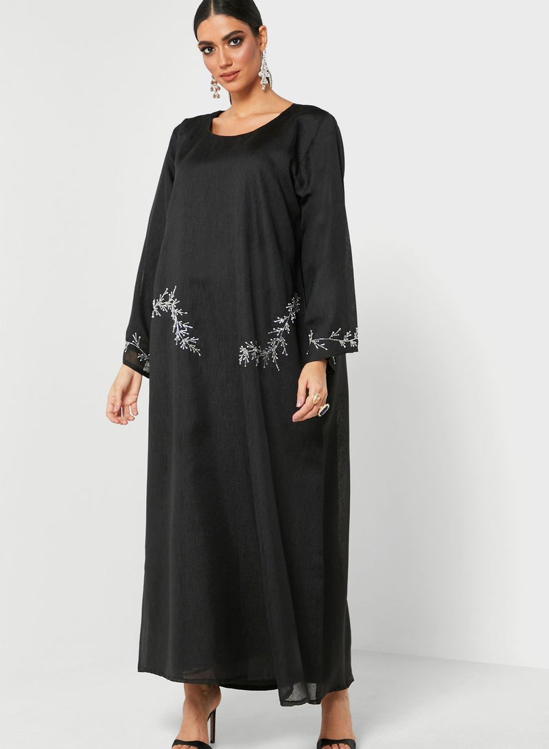 Moukhmalie Izadora Embellished Jalabiya  - Image 1
