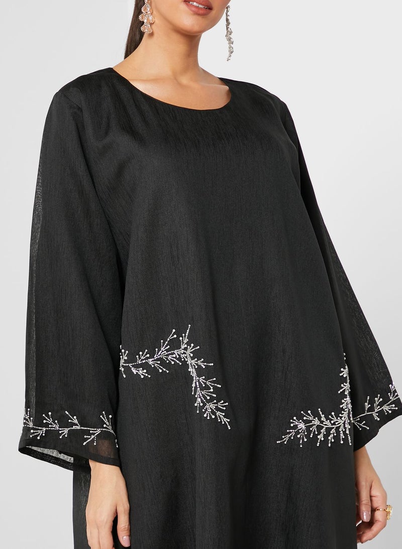 Moukhmalie Izadora Embellished Jalabiya  - Image 3
