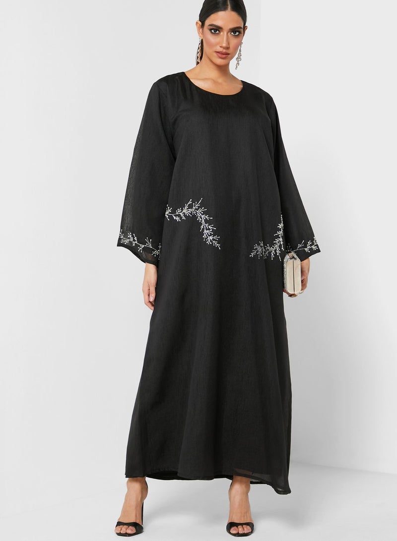 Moukhmalie Izadora Embellished Jalabiya  - Image 5